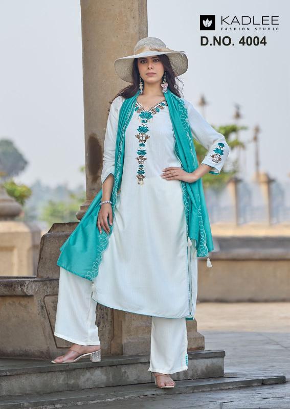 Kadlee sangini 3pcs best designer kurtis mumbai wholesale